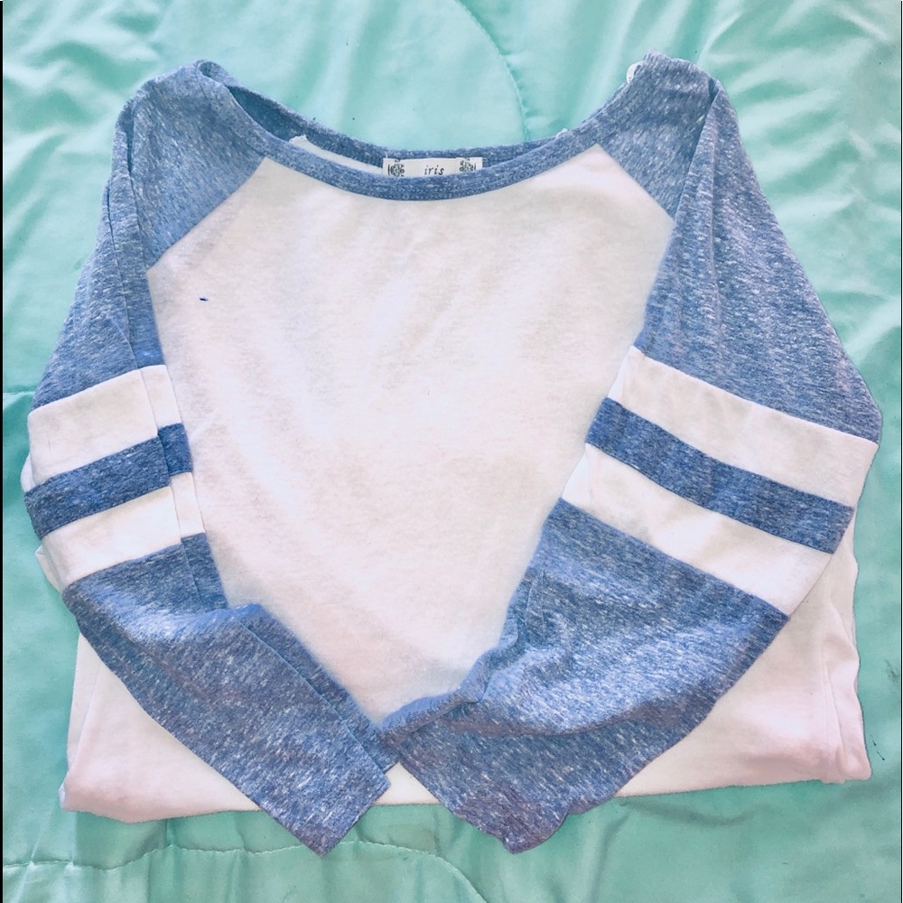 Girls Longsleeve Baseball Tee